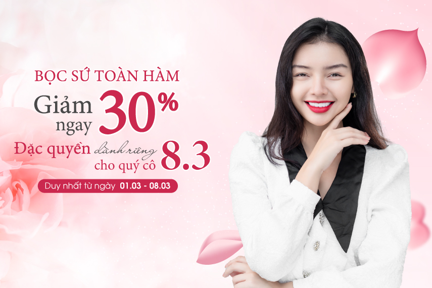 Chương trình khuyến mãi giảm giá lên đến 30% tại Nha khoa I-DENT