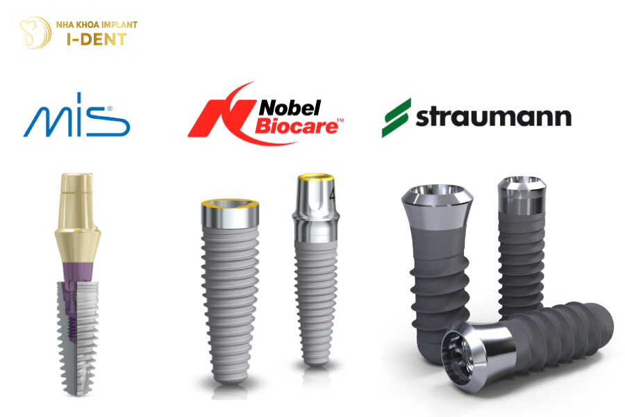 Sử dụng các loại trụ implant chính hãng