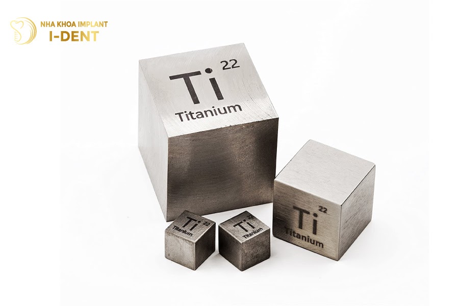 Tất cả các loại trụ Implant đều được làm từ Titanium thuần khiết